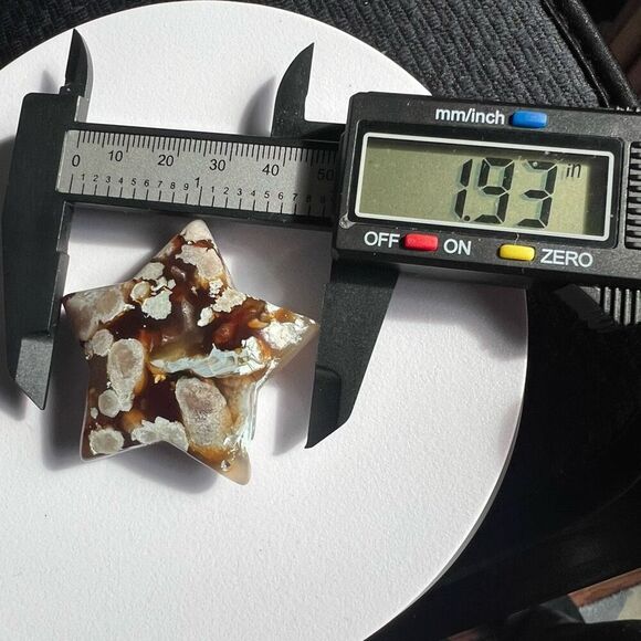 Flower Agate Star‎ Carving (1) - Picture 6 of 8